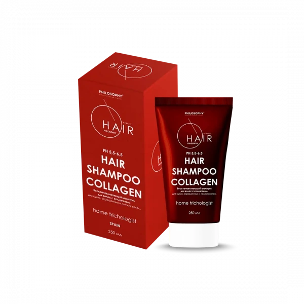 Восстанавливающий шампунь для волос с коллагеном Philosophy Perfect Hair Shampoo Collagen, 250 мл