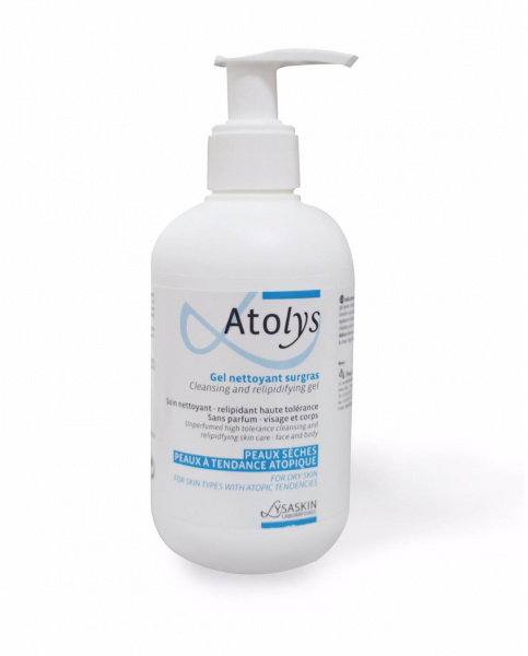 Гель очищающий и увлажняющий кожу Атолис Лаборатория Lysaskin Atolys Cleansing and Relipidifying Gel, 200 мл Гель очищающий и увлажняющий кожу Атолис Лаборатория Lysaskin Atolys Cleansing and Relipidifying Gel, 200 мл