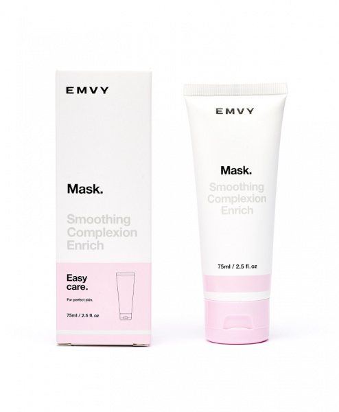 Очищающая маска с голубой глиной для нормальной и комбинированной кожи EMVY Mask Smoothing Complexion Enrich, 75 мл