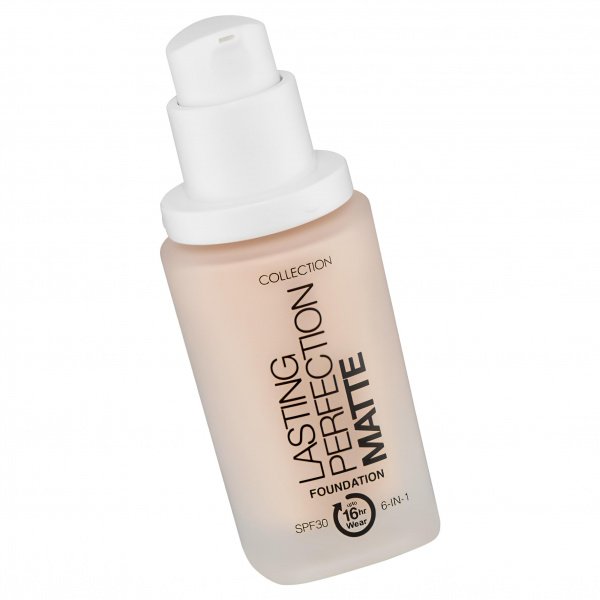 Матирующая тональная основа Тон 4 Collection Lasting Perfection Matte Foundation 4 Extra Fair V1002, 27 мл Матирующая тональная основа Тон 4 Collection Lasting Perfection Matte Foundation 4 Extra Fair V1002, 27 мл
