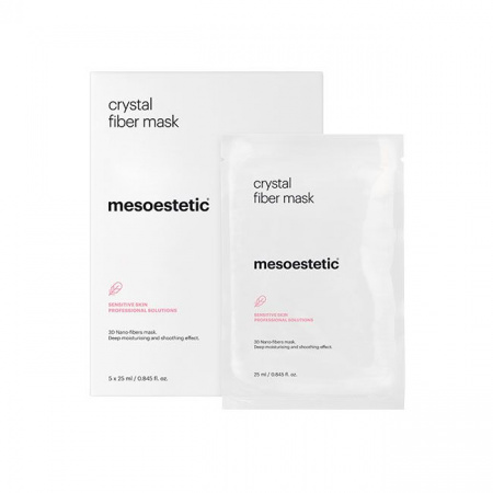Постпилинговая кристаллическая маска Mesoestetic Post Peel Crystal Fiber Mask, 5 саше