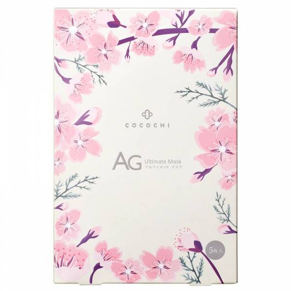 Увлажняющая тканевая маска для кожи лица Сакура Кокочи Cocochi AG Ultimate Facial Essence Mask Sakura, 5 шт Увлажняющая тканевая маска для кожи лица Сакура Кокочи Cocochi AG Ultimate Facial Essence Mask Sakura, 5 шт
