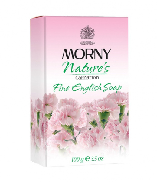 Английское мыло Гвоздика Morny of London Natures Carnation Fine English Soap, 100 гр Английское мыло Гвоздика Morny of London Natures Carnation Fine English Soap, 100 гр