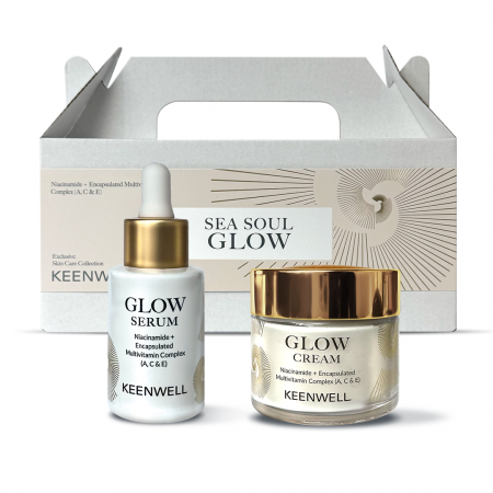 Набор из 2-х средств Keenwell SEA SOUL GLOW, 80 мл