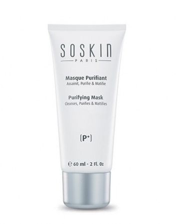Очищающая маска для жирной и комбинированной кожи Soskin-Paris Purifying Mask Combination Or Oily Skin