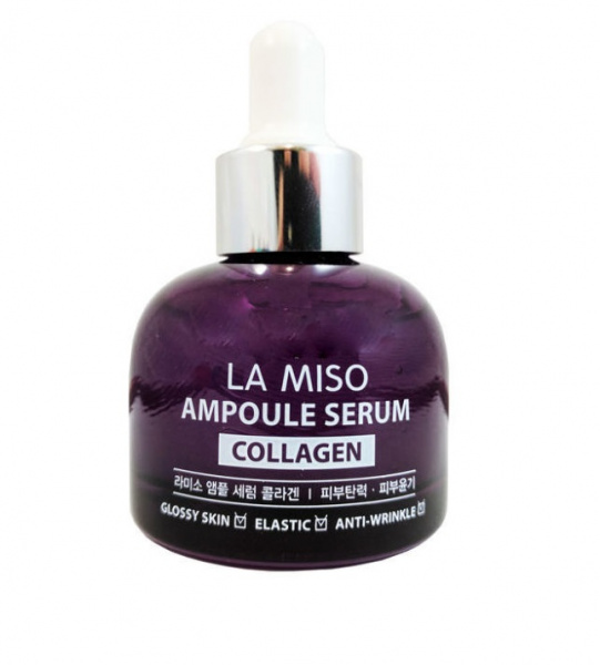 Ампульная сыворотка для лица с коллагеном La Miso Ampoule Serum Collagen, 35 мл Ампульная сыворотка для лица с коллагеном La Miso Ampoule Serum Collagen, 35 мл
