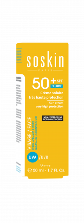 Солнцезащитный флюид SPF 50 Soskin SPF50+ Sun Cream Fluid, 50 мл