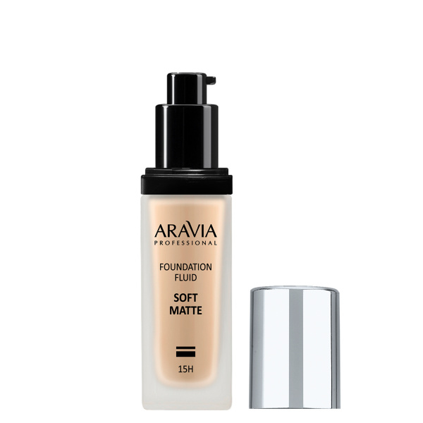 Тональный крем для лица матирующий (бежевый) Aravia Soft Matte 03 foundation matte, 30 мл.