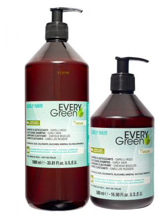 Шампунь для вьющихся и волнистых волос Dikson EVERY GREEN VEGAN CURLY HAIR SHAMPOO