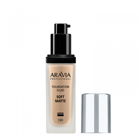 Тональный крем для лица матирующий (темно-бежевый) Aravia Soft Matte 04 foundation matte, 30 мл.