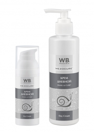 Дневной крем с экстрактом улитки и гиалуроновой кислотой Woman's Bliss MezoCure Day Cream, 200 мл Дневной крем с экстрактом улитки и гиалуроновой кислотой Woman's Bliss MezoCure Day Cream, 200 мл