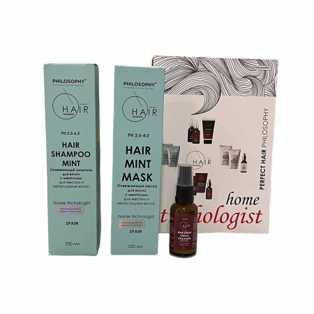Набор Philosophy Perfect Hair Trichologist Mint, 100 мл