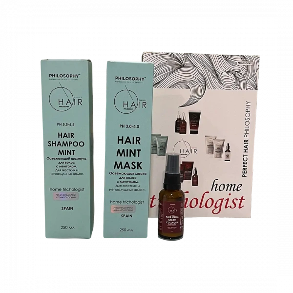 Набор Philosophy Perfect Hair Trichologist Mint, 100 мл