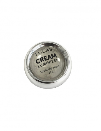 Кремовый хайлайтер Lucas Cosmetics Cream luminizer Lucas №01 Silver /Серебристый