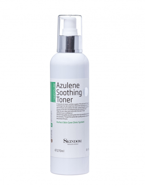 Тоник успокаивающий с азуленом Skindom Azulene Soothing Toner, 220 мл Тоник успокаивающий с азуленом Skindom Azulene Soothing Toner, 220 мл