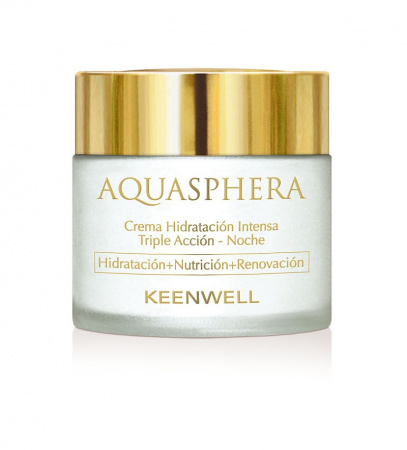 Ночной интенсивно увлажняющий крем тройного действия Keenwell Aquasphera Intense Moisturizing Triple Action Cream-Night