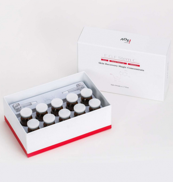 Набор для фракционной мезотерапии 5 мл* 10 шт Isov Sorex EGF STEM C Набор для фракционной мезотерапии 5 мл* 10 шт Isov Sorex EGF STEM C