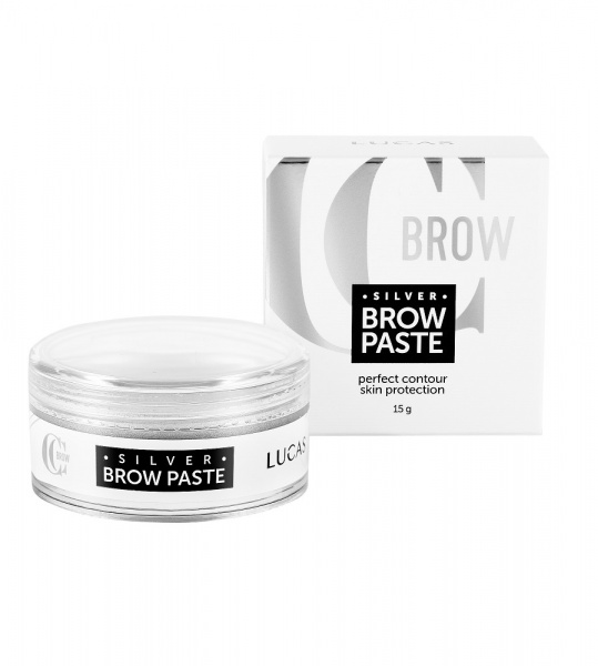 Паста для бровей серебряная Lucas Cosmetics Silver Brow Paste by CC Brow, 15 гр Паста для бровей серебряная Lucas Cosmetics Silver Brow Paste by CC Brow, 15 гр