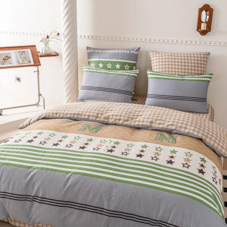 Комплект постельного белья Люкс Сатин 100% хлопок на резинке, VIVA - HOME TEXTILE