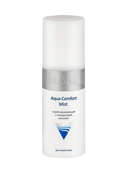 Спрей увлажняющий с гиалуроновой кислотой Aravia Aqua Comfort Mist, 150 мл