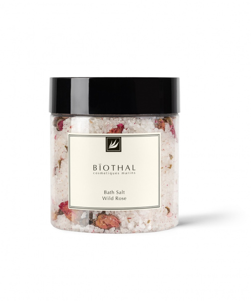 Соль для ванн Дикая роза Biothal Bath Salt Wild Rose,  500 мл
