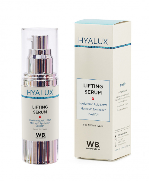 Сыворотка лифтинг Woman's Bliss Hyalux Lifting Serum,  30 мл Сыворотка лифтинг Woman's Bliss Hyalux Lifting Serum,  30 мл
