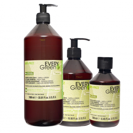 Шампунь для вьющихся волос / EVERY GREEN VEGAN ANTI-FRIZZ SHAMPOO.250 ml