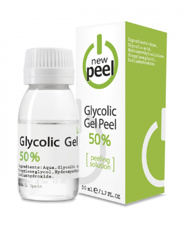 Гликолевый пилинг 50% New Peel Glycolic Gel-Peel 50%, 20 мл