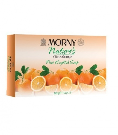 Английское мыло с апельсином Morny of London Natures Citrus Orange Fine English Soap набор