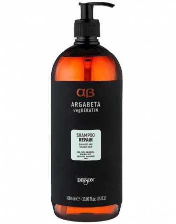 Шампунь для ослабленных и химически обработанных волос Dikson ARGABETA Shampoo REPAIR 1000 мл