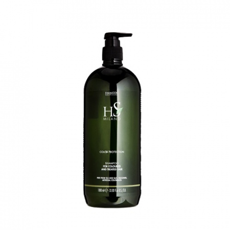 Шампунь для окрашенных и химически обработанных волос Dikson HS Milano Shampoo color protection for coloured and treated hair , 1000 мл.