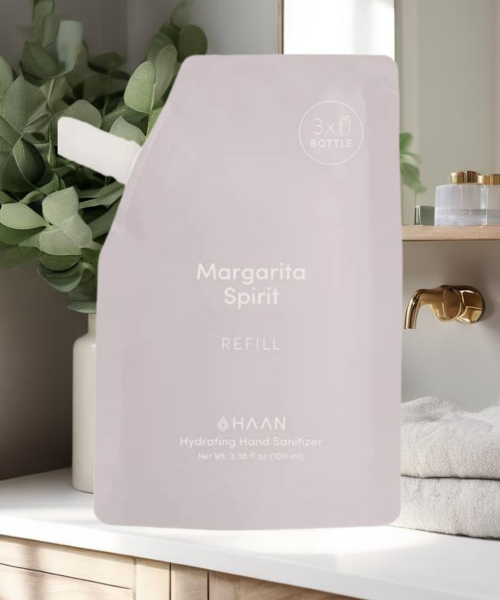 Рефилл для наполнения карманного санитайзера HAAN Крепкая Маргарита, 100 мл