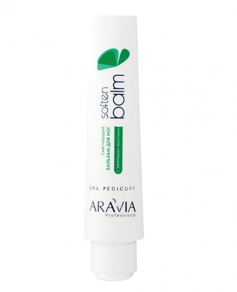 Бальзам для ног смягчающий с эфирными маслами Aravia Professional Soften Balm, 100 мл Бальзам для ног смягчающий с эфирными маслами Aravia Professional Soften Balm, 100 мл