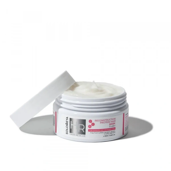 Реконструирующая маска для волос с Протеином Solomeya Reconstruction Protein Hair Mask, 100 мл Реконструирующая маска для волос с Протеином Solomeya Reconstruction Protein Hair Mask, 100 мл