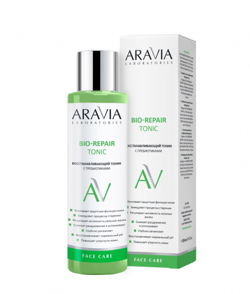 Восстанавливающий тоник с пребиотиками ARAVIA Laboratories Bio-Repair Tonic, 250 мл
