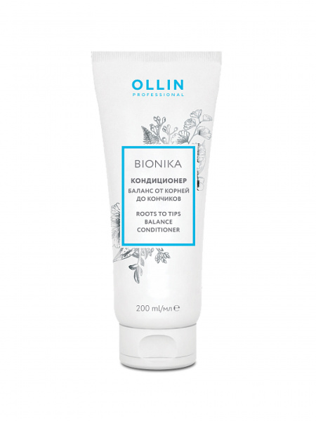Кондиционер Баланс от корней до кончиков OLLIN Professional Bionika Roots To Tips Balance Conditioner, 200 мл