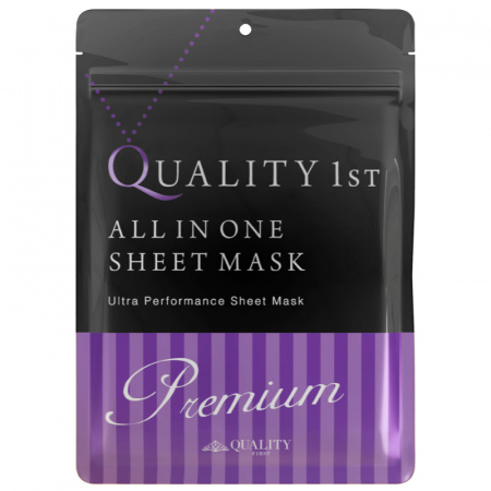 Премиальная тканевая маска для лица Все в одном Quality first ALL IN ONE SHEET MASK PREMIUM EX 3