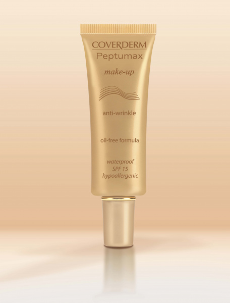 Крем для лица тональный №1 Coverderm Peptumax Make-up Anti-Wrinkle,  30 мл Крем для лица тональный №1 Coverderm Peptumax Make-up Anti-Wrinkle,  30 мл
