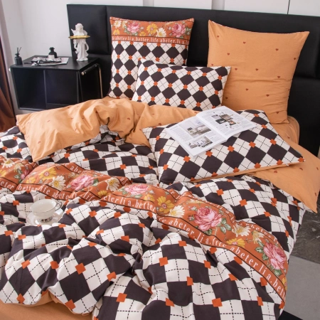 Комплект постельного белья Сатин 100% хлопок C588 ,VIVA - HOME TEXTILE