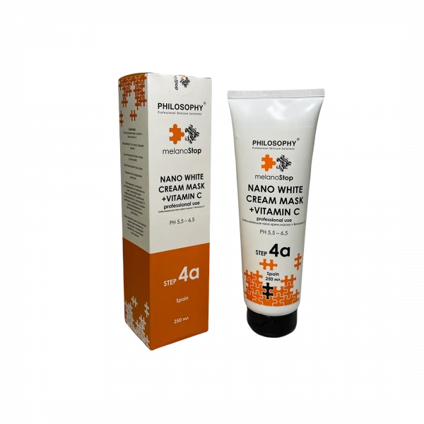 Отбеливающая нано крем-маска с витамином C Philosophy Nano White cream mask+vitamin C, 250 мл
