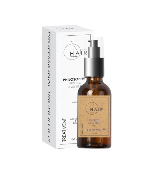 Пилинг для кожи головы рН 3,6 Philosophy Perfect Hair Peeling With Clay and AHA Acids For Her, 100 мл