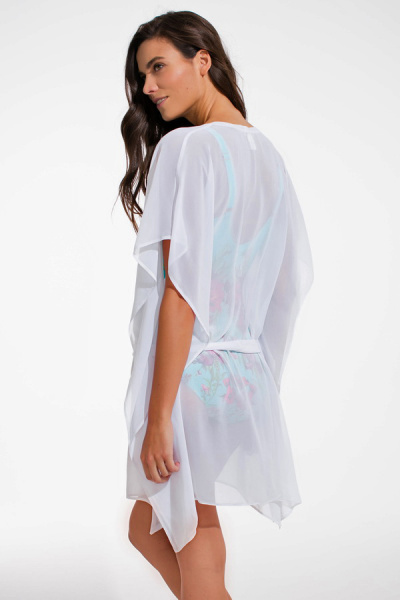 Пляжная накидка с поясом