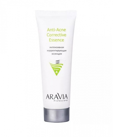 Интенсивная корректирующая эссенция для жирной и проблемной кожи Aravia Professional Anti-Acne Corrective Essence, 50 мл