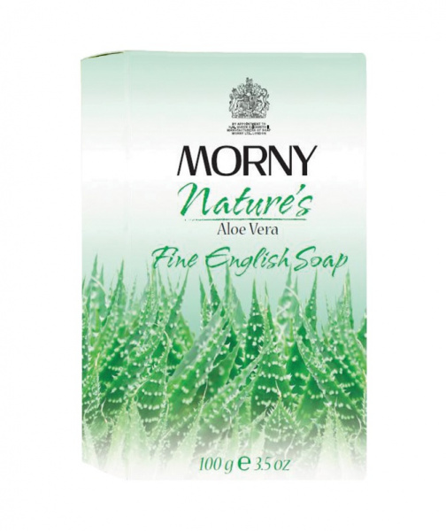 Мыло с алое вера Morny of London Natures Aloe Vera Fine English Soap, 100 гр Мыло с алое вера Morny of London Natures Aloe Vera Fine English Soap, 100 гр