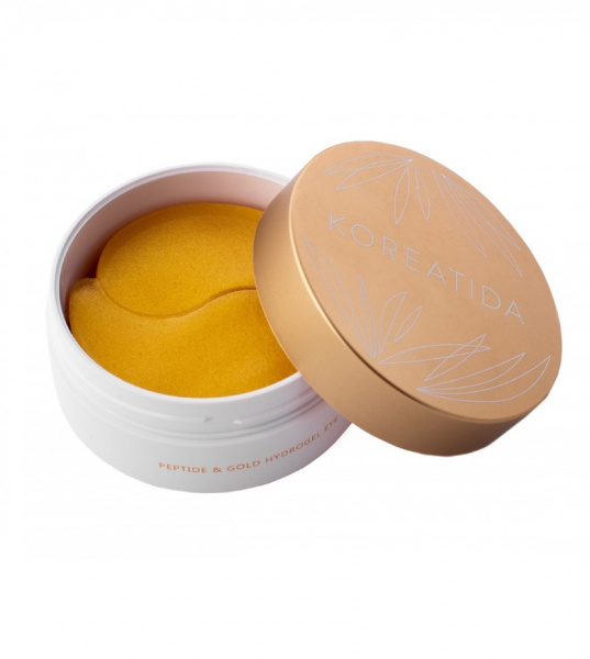 Гидрогелевые патчи для глаз с пептидами и коллоидным золотом Koreatida Peptide  and  Gold Hydrogel Eye Patch, 60 шт