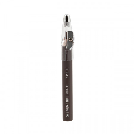 Восковый карандаш для бровей Lucas Cosmetics CC Brow Tinted Wax Fixator Dark Brown /Темно-коричневый (Dark Brown)