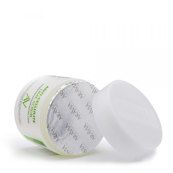 Антицеллюлитный фитнес-скраб Aravia Anti-Cellulite Lime Scrub, 200 мл