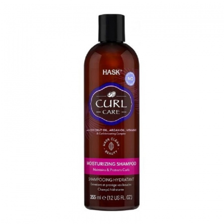 Увлажняющий шампунь для вьющихся волос Hask Curl Care Moisturizing Shampoo, 355 мл.