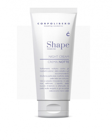 Интенсивный ночной крем для тела для борьбы с жировыми отложениями Corpolibero Shape Night Cream