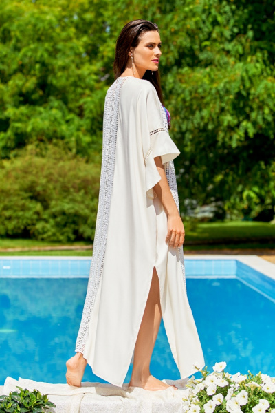 Пляжная туника макси из вискозы